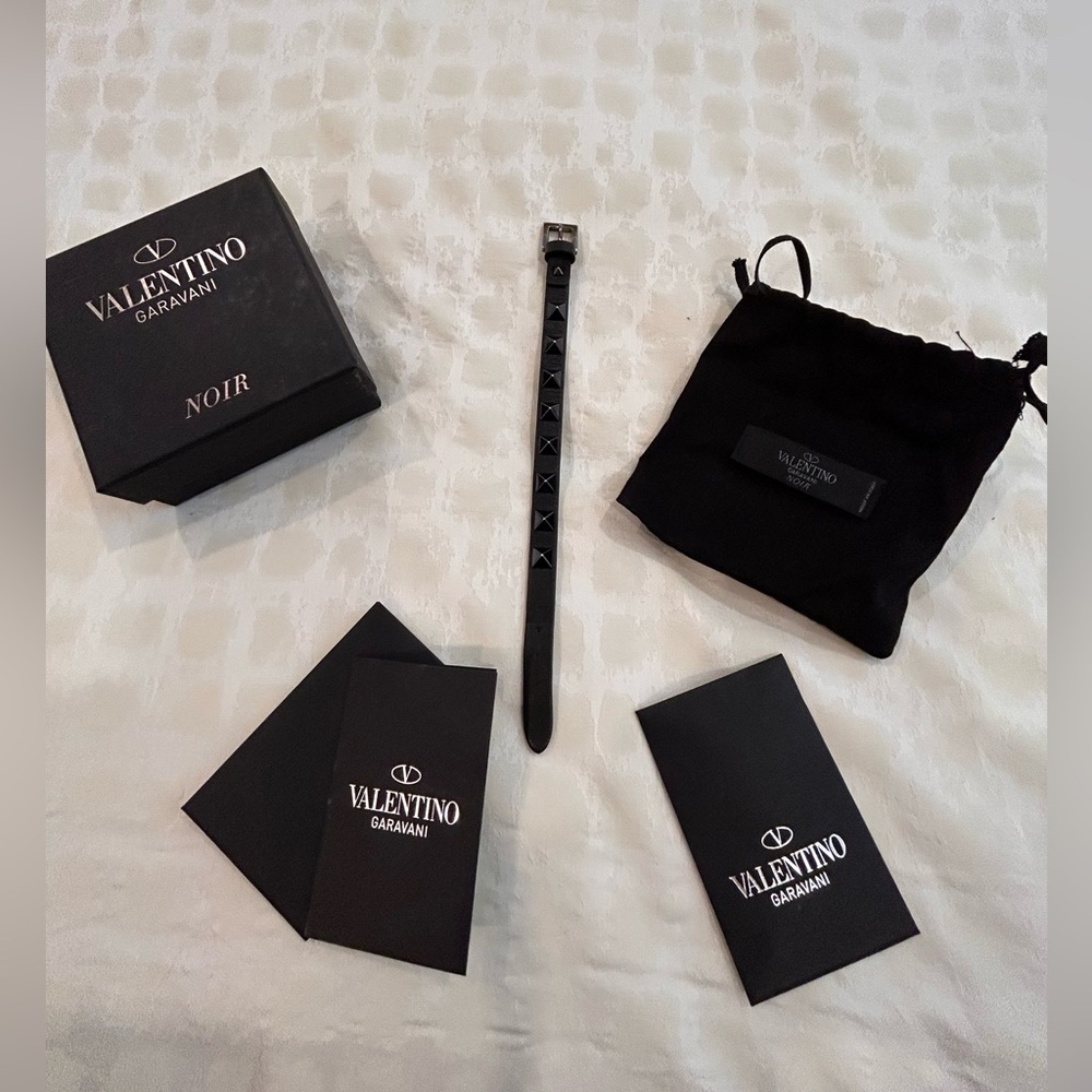 Valentino Noir stud bracelet
